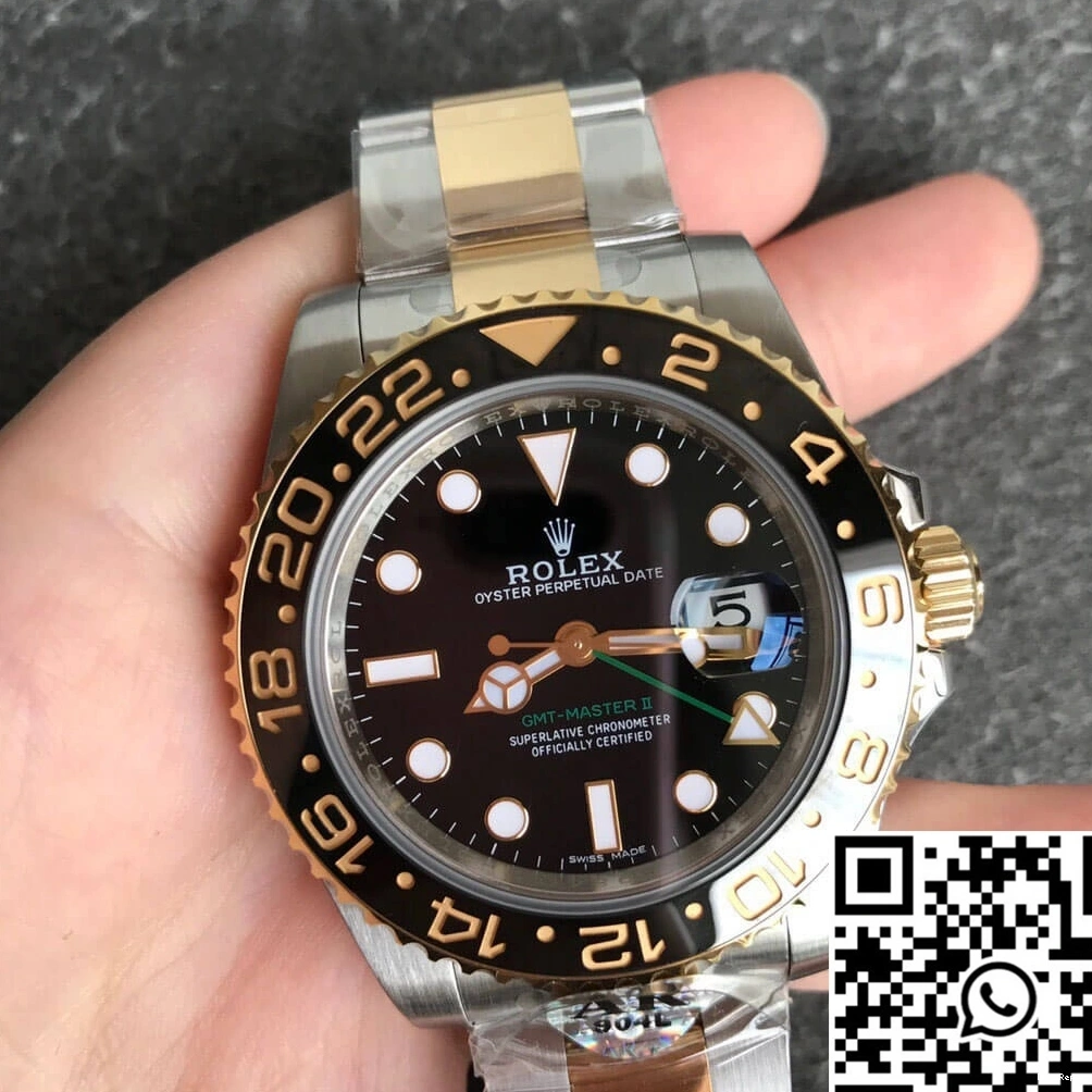 Yellow 116713-LN-78203 II Master Factory Rolex GMT AR Gold 0719